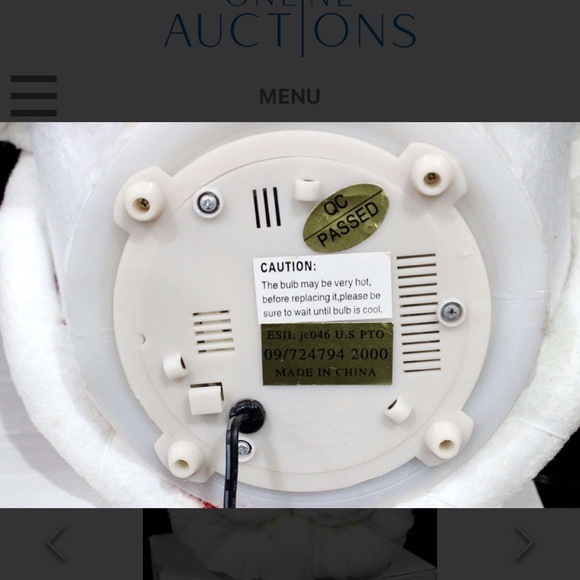 Festive Fiber Optic Santa Head - Picture 2 of 7